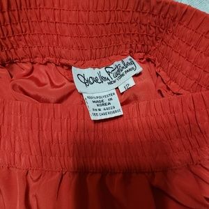 Vintage 80s DVF Orange Pants